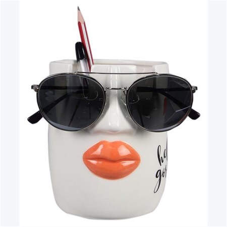 Vertex Ceramic Eye Glass Pencil Cup VE4267015